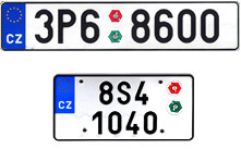 Чешские номера на машину